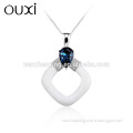 OUXI 2015 925 young girls necklace Y30101 only 925 silver pendant